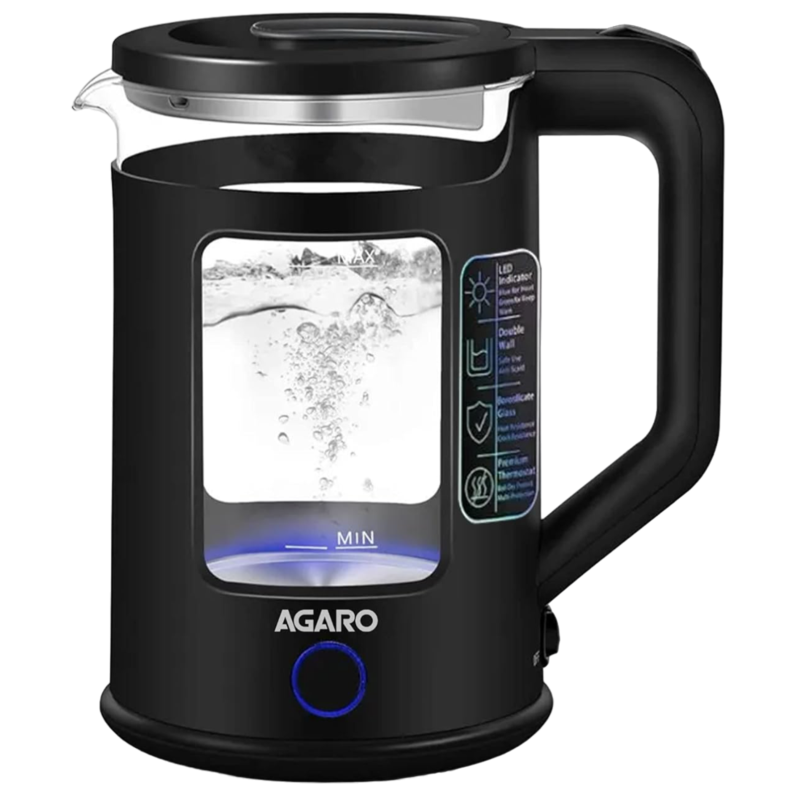 Buy AGARO Galaxy 1355 Watt 1.5 Litre Electric Kettle with Keep Warm